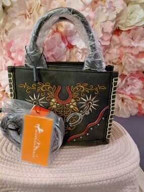 Montana West Mini Tote Western Embroidered Crossbody Bag